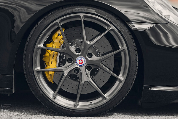 Фото дисков HRE P101 Глянцевый тонированный лак на Porsche 911 VII