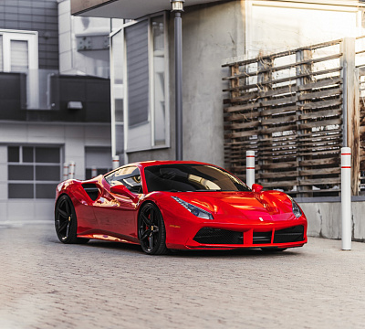 Фото дисков Brixton Forged PF4 на Ferrari 488