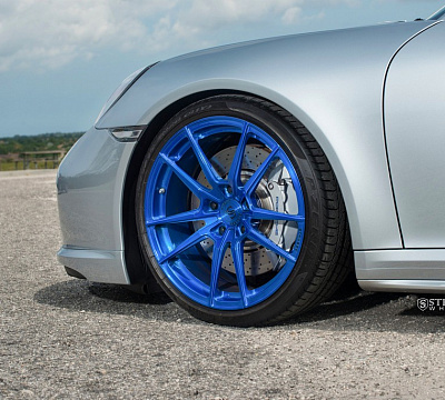Фото дисков Strasse Wheels SV1 Deep Concave Monoblock на Porsche 911 VII