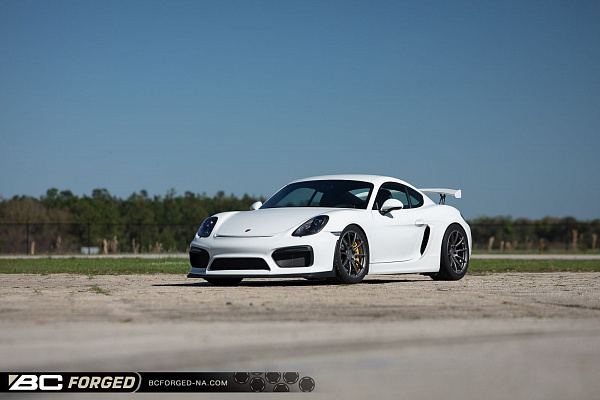 Фото дисков BC Forged RZ10 Матовый графит на Porsche Cayman II