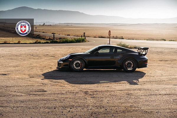Фото дисков HRE 300 Черный сатин на Porsche 911 VII