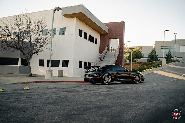 Фото дисков Vossen EVO-1 Глянцевый тонированный лак на Porsche Cayman III