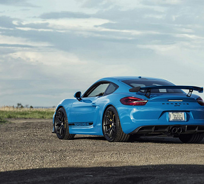 Фото дисков HRE P101 на Porsche Cayman II
