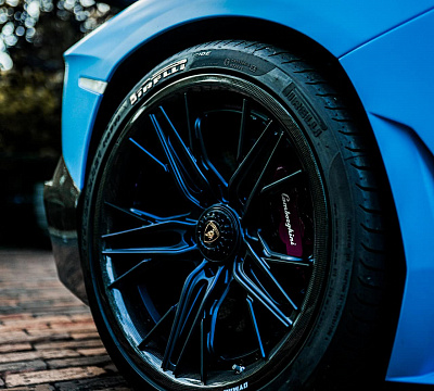 Фото дисков Brixton Forged FDE05 на Lamborghini Aventador