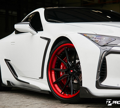 Фото дисков Vossen EVO-2R (3-Piece) на Lexus LC 500