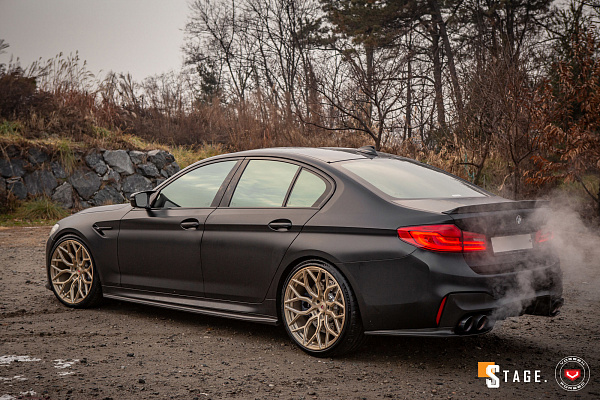 Фото дисков Vossen S17-01 Сатиновая шампань на BMW 5/M5 (G30/F90)