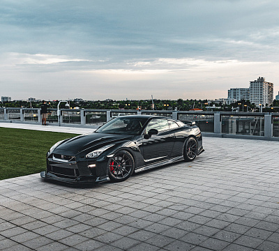 Фото дисков Vossen EVO-2R на Nissan GT-R