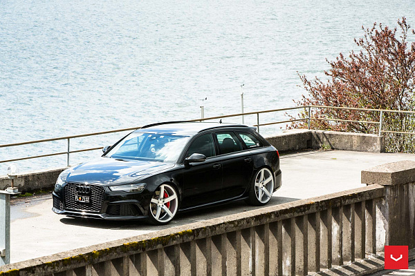 Фото дисков Vossen CV3 Серебро на Audi A/RS 6 (C7)