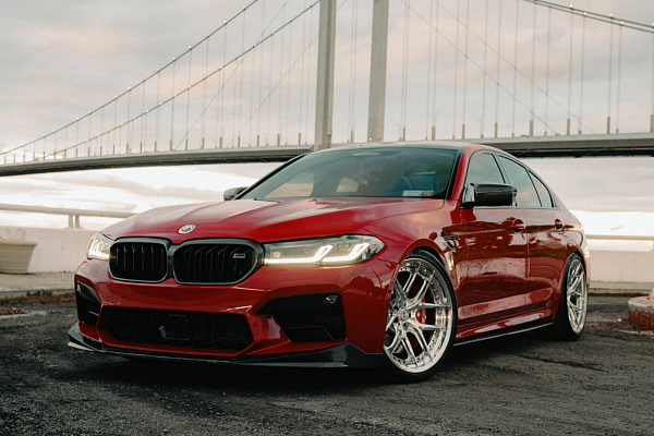 Фото дисков HRE S101SC Полированный лак на BMW 5/M5 (G30/F90)
