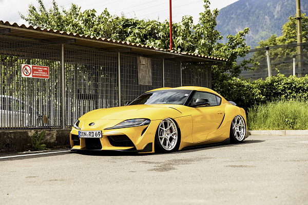 Фото дисков Rotiform KPS Глянцевый лак на Toyota Supra A90