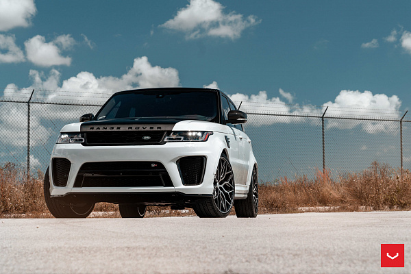 Фото дисков Vossen HF-2 Алмазная проточка на Range Rover Sport II