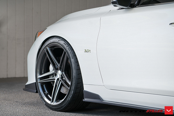 Фото дисков Vossen VFS-5 Глянцевый графит на Infiniti Q50