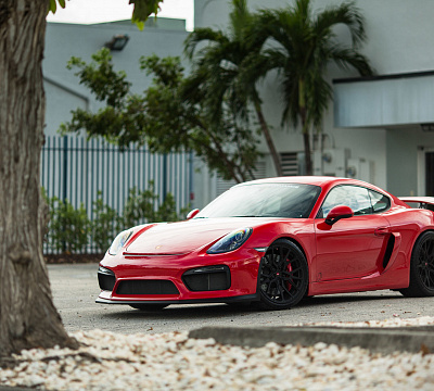 Фото дисков Vossen M-X3 на Porsche Cayman II
