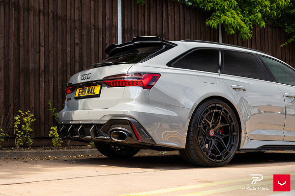 Фото дисков Vossen HFX-1 (5-Lug) Черный глянец на Audi A/RS 7 (4K)