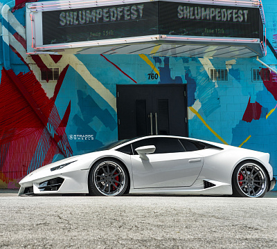 Фото дисков Strasse Wheels SV1 Deep Concave FS на Lamborghini Huracan