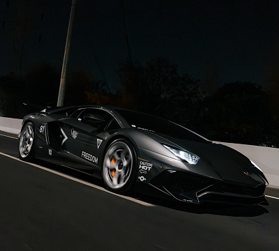 Фото дисков Brixton Forged NC01-R на Lamborghini Aventador