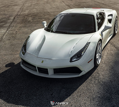 Фото дисков Anrky S1-X3 на Ferrari 488