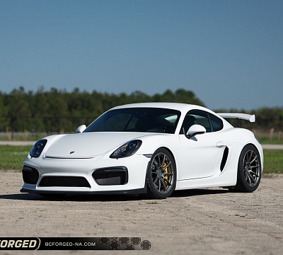 Фото дисков BC Forged RZ10 на Porsche Cayman II