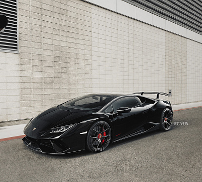 Фото дисков Strasse Wheels SM5R Deep Concave Monoblock на Lamborghini Huracan