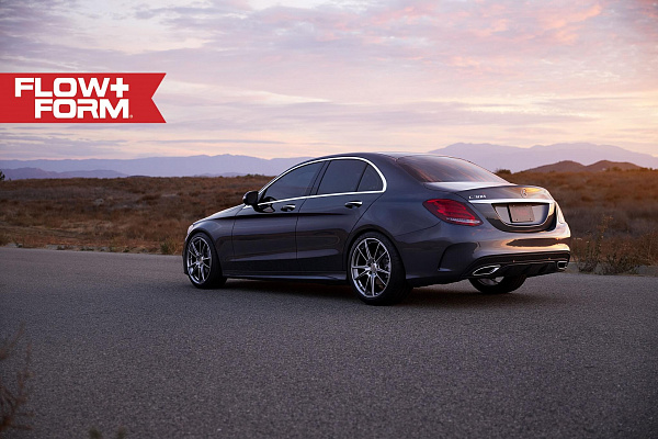Фото дисков HRE FF04 Серебро на Mercedes-Benz C-Class (W205)