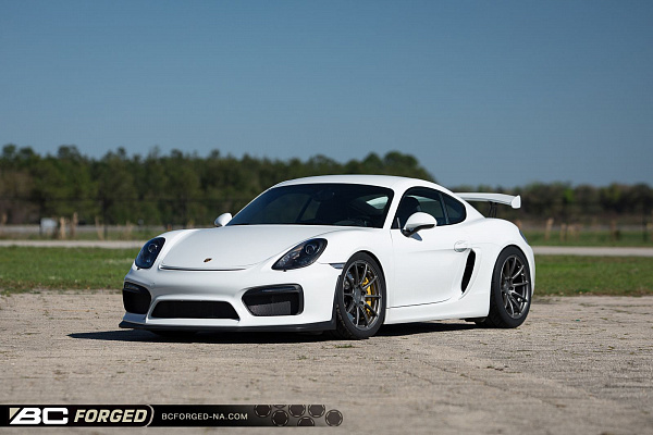 Фото дисков BC Forged RZ10 Матовый графит на Porsche Cayman II