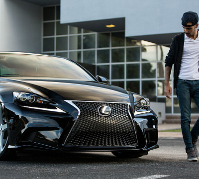 Фото дисков Vossen CV3 на Lexus IS II