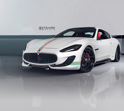 Фото дисков Strasse Wheels SM5 Deep Concave на Maserati GranTurismo I