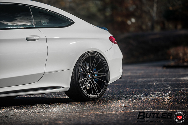 Фото дисков Vossen M-X6 Черный сатин на Mercedes-Benz C-Class (W205)