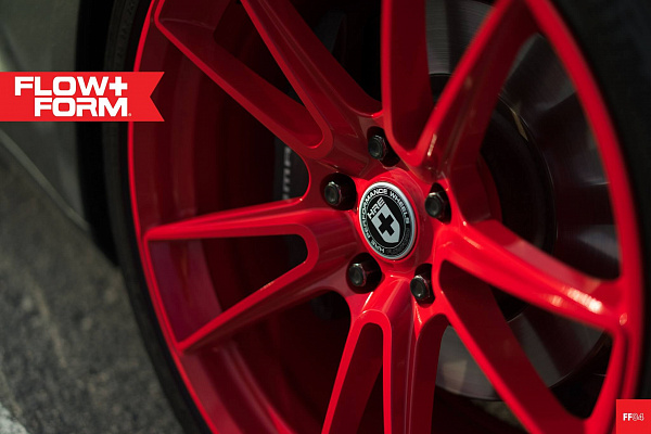 Фото дисков HRE FF04 Красный глянец на Chevrolet Camaro VI