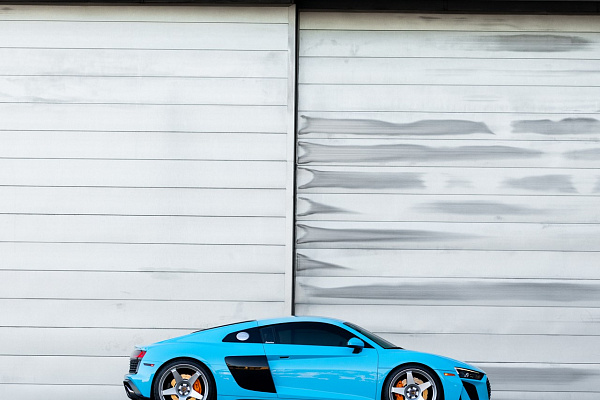 Фото дисков Brixton Forged TR04 Серебро на Audi R8 (4S)