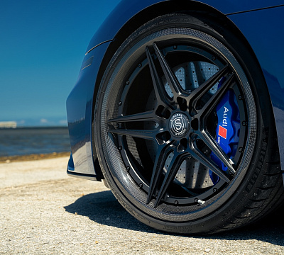 Фото дисков Strasse Wheels SV2 Deep Concave FS на Audi R8 (4S)