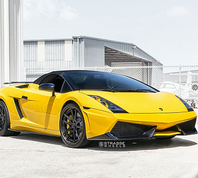 Фото дисков Strasse Wheels SV1 Deep Concave FS на Lamborghini Gallardo