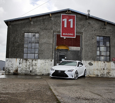 Фото дисков Vossen CV5 на Lexus RC