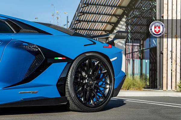 Фото дисков HRE S200 Черный сатин на Lamborghini Aventador