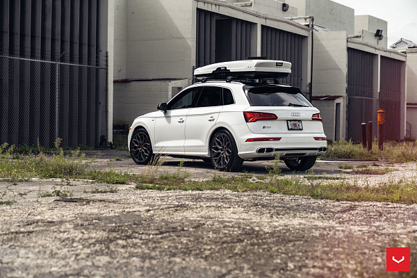 Фото дисков Vossen HF-2 Сатиновый графит на Audi Q5 (FY)