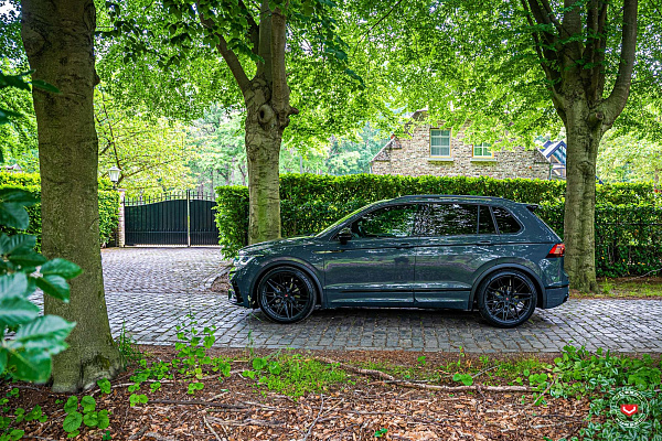 Фото дисков Vossen EVO-2 Черный сатин на Volkswagen Tiguan II