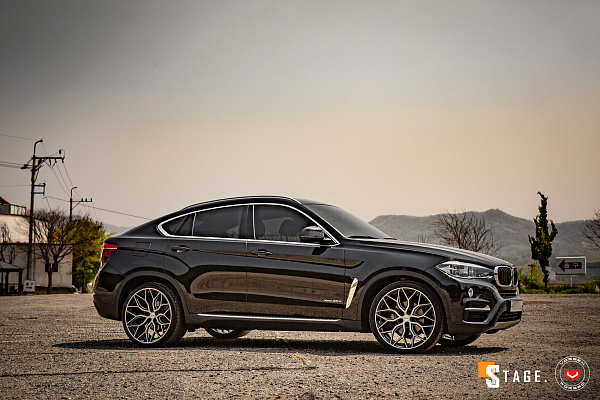 Фото дисков Vossen HF-2 Алмазная проточка на BMW X6/X6 M (F16/F86)