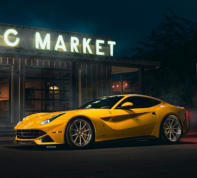 Фото дисков Strasse Wheels SV10 Deep Concave FS на Ferrari 812
