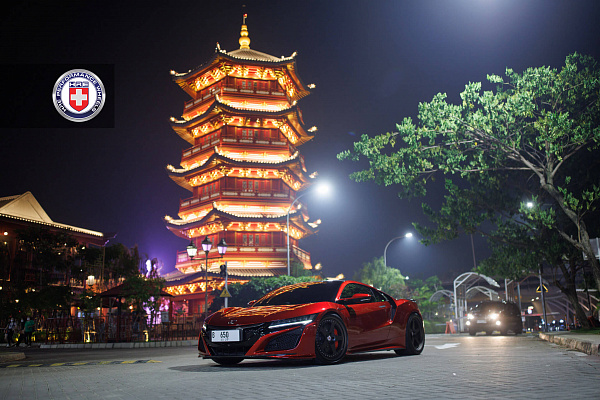 Фото дисков HRE 305 Черный сатин на Acura NSX II