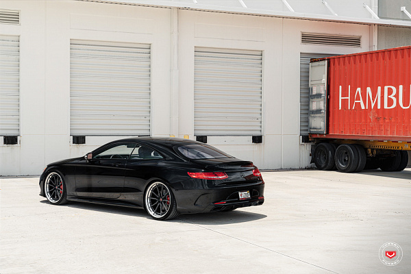 Фото дисков Vossen M-X2 (3-Piece) Черный матовый на Mercedes-Benz S-Class (W222, C217)