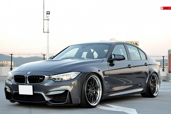 Фото дисков Anrky RS1 Черный сатин на BMW 3/M3 (F3x/F80)