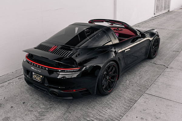 Фото дисков Brixton Forged CM5-RS Черный матовый на Porsche 911 VIII