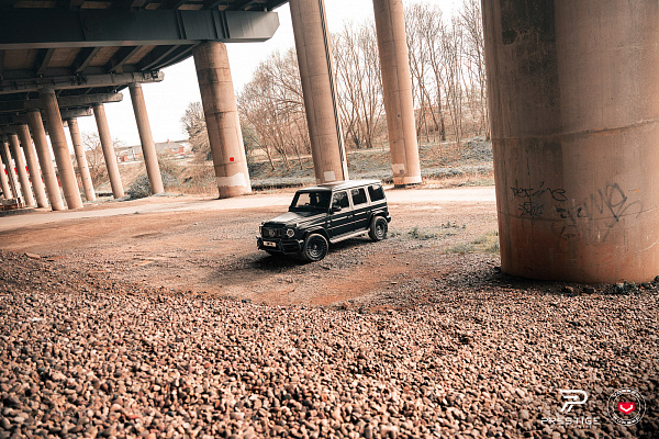 Фото дисков Vossen LC3-13T Черный сатин на Mercedes-Benz G-Class III