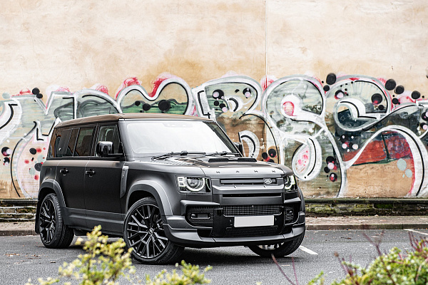 Фото дисков Kahn RS 3.0 Черный сатин на Land Rover Defender II