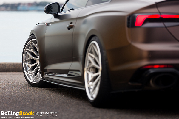 Фото дисков Strasse Wheels SV20M Deep Concave FS Глянцевый лак на Audi A/S/RS 5 (F5)