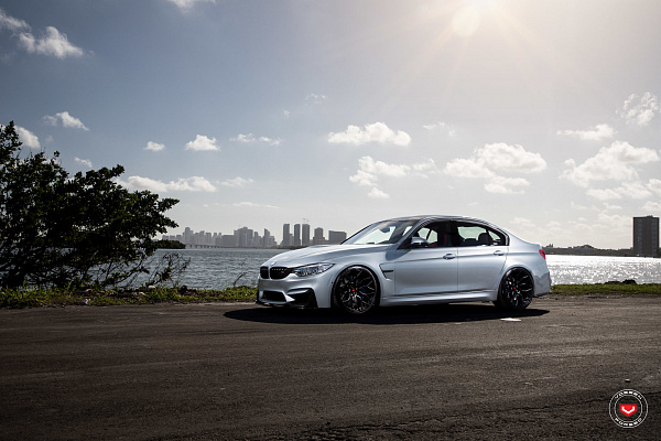 Фото дисков Vossen S17-01 Черный сатин на BMW 3/M3 (F3x/F80)