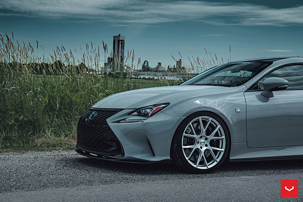 Фото дисков Vossen VFS-6 Серебро на Lexus RC
