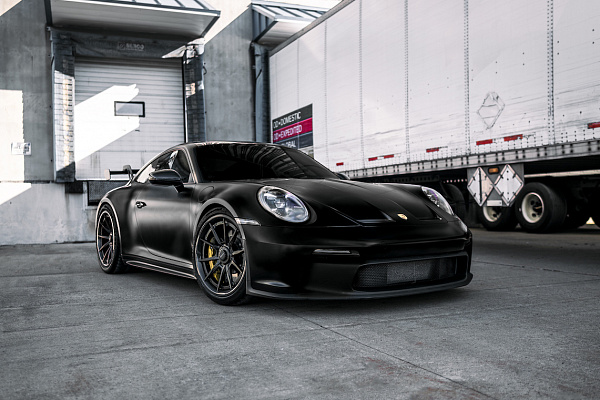 Фото дисков Savini SV10 Черный сатин на Porsche 911 VIII