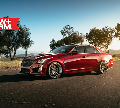 Фото дисков HRE FF04 на Cadillac CTS III
