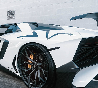 Фото дисков Brixton Forged PF10 на Lamborghini Aventador